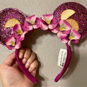 Disneys Minnie Mouse floral lemon ears